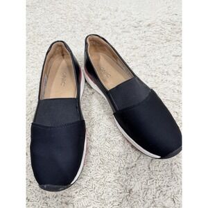 Vionic Cosmic Cameo Slip On Casual Walking Shoe Orthotic Arch Support Black Sz 8